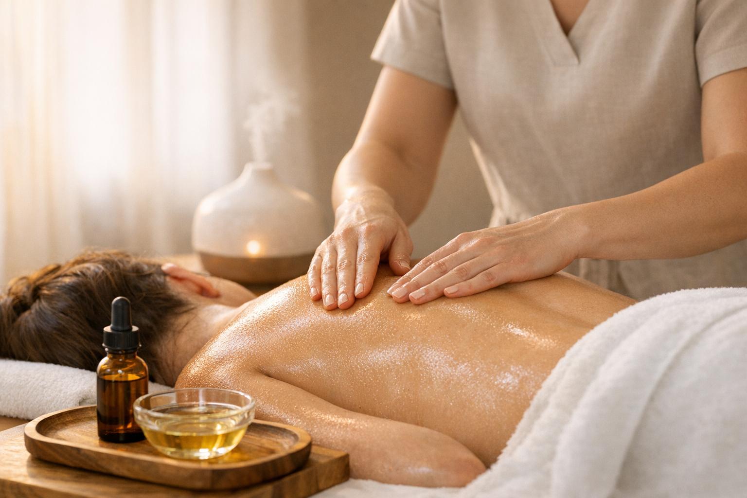Thumbnail for: Aromatherapy Massage Techniques for Pain Relief