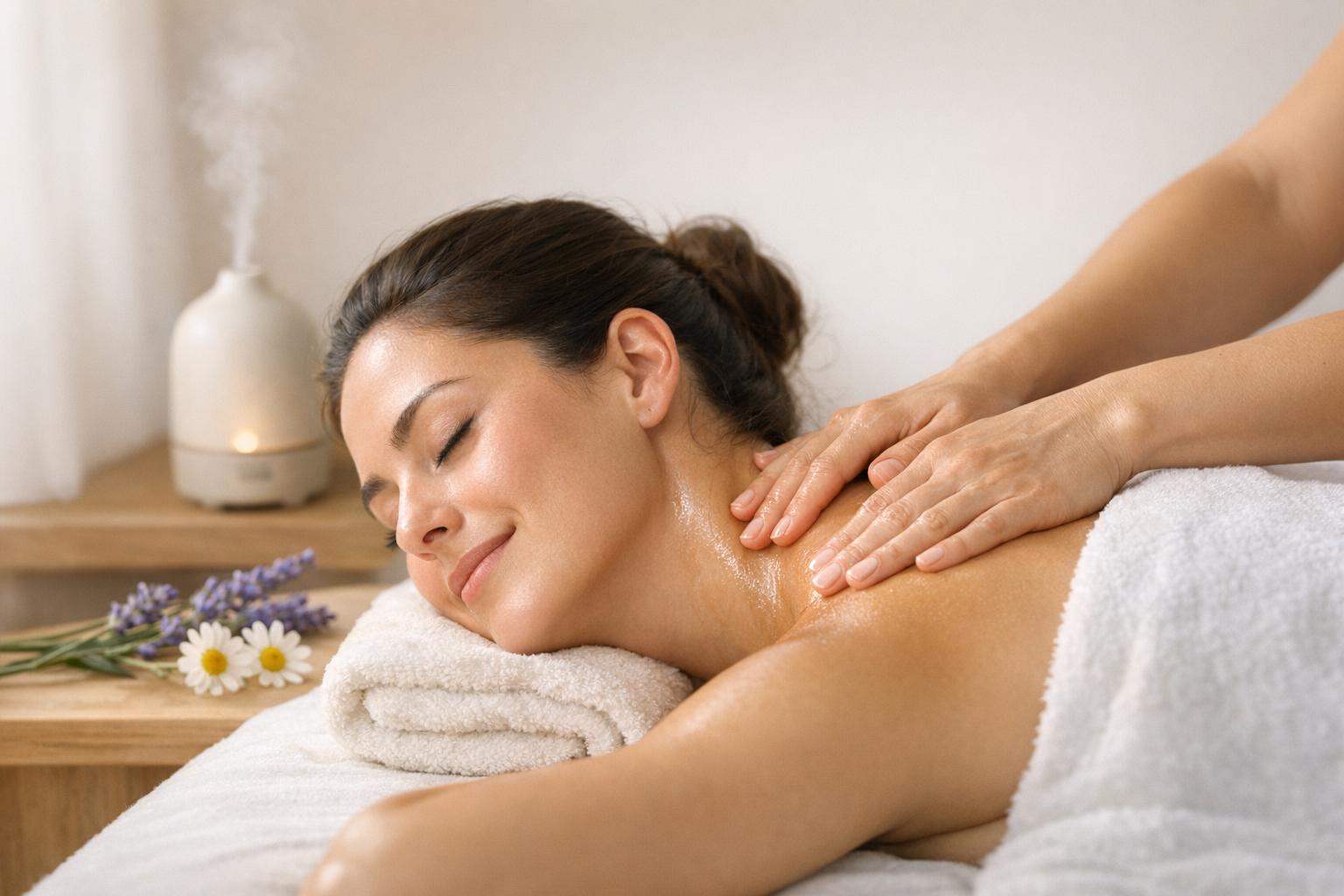 Thumbnail for: How Aromatherapy Massage Eases Anxiety