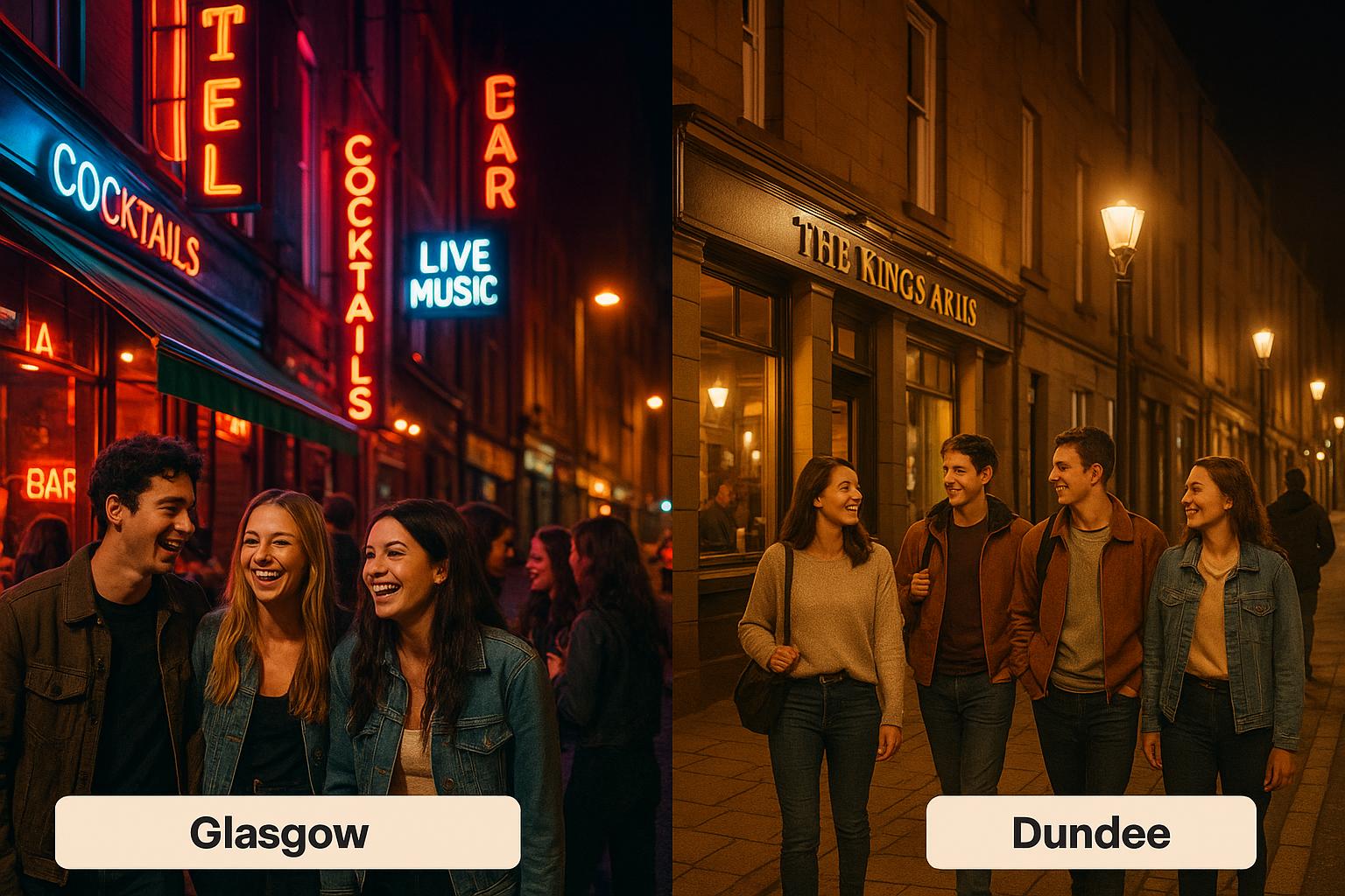 Glasgow vs Dundee Nightlife: A Student's Comparison