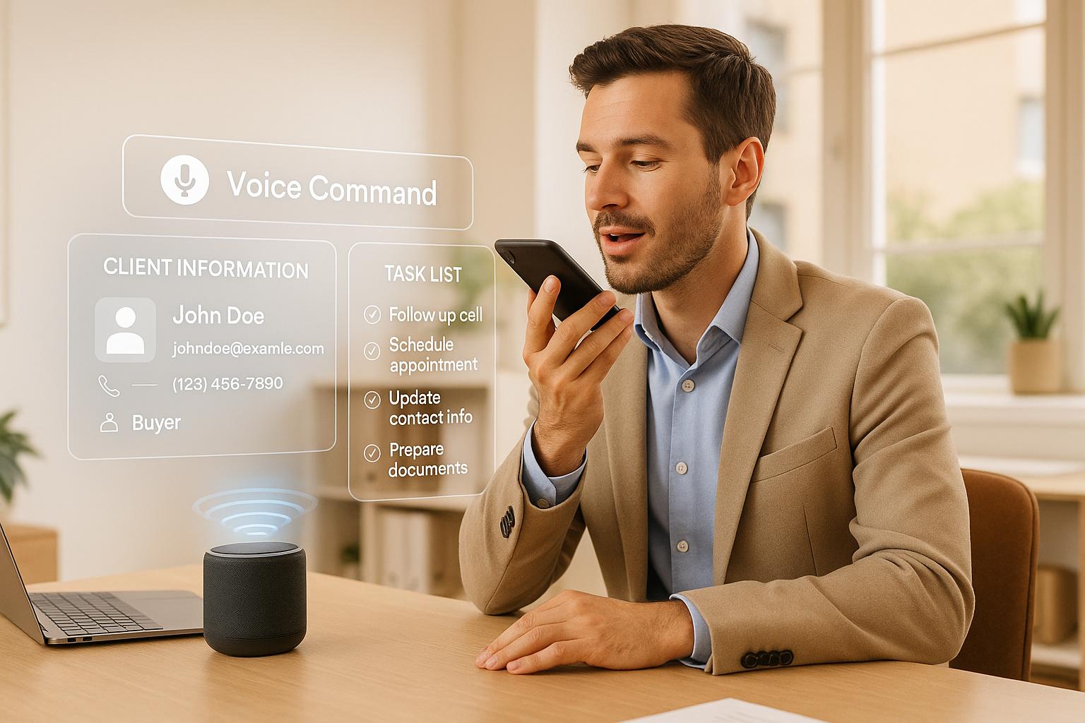 Speak & Succeed: 7 Voice Commands That Transform Your Real Estate CRM Workflow