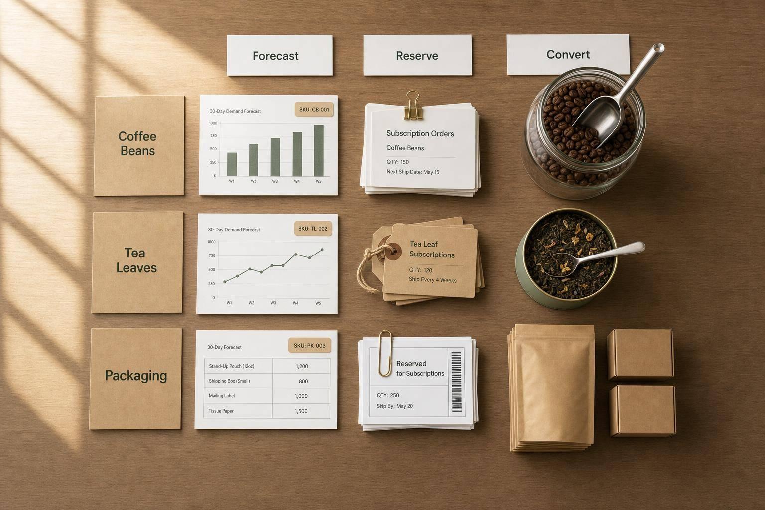 Inventory Planning for Coffee Roasters and Tea Brands on Shopify