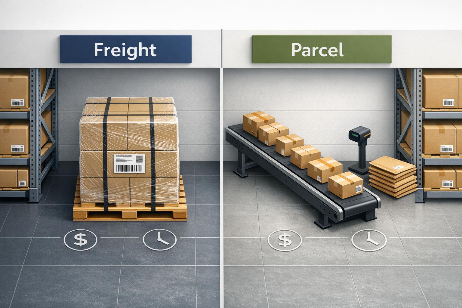 Thumbnail for: Freight vs. Parcel: Best for Overstock Shipping
