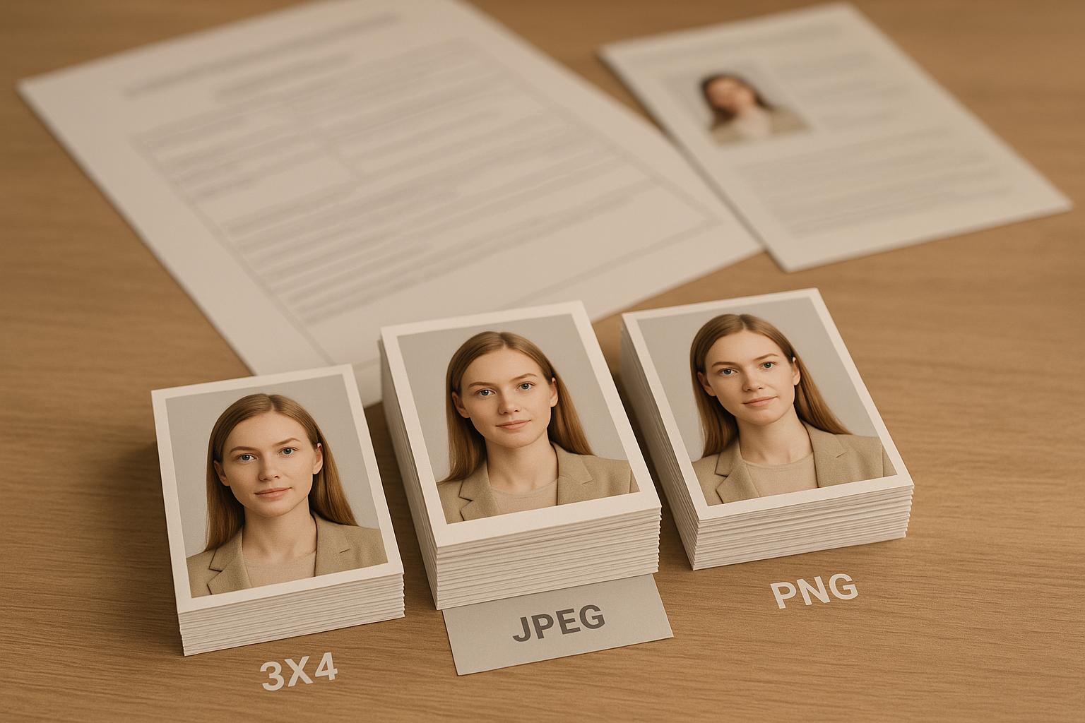 5 Formatos para Salvar Foto 3x4