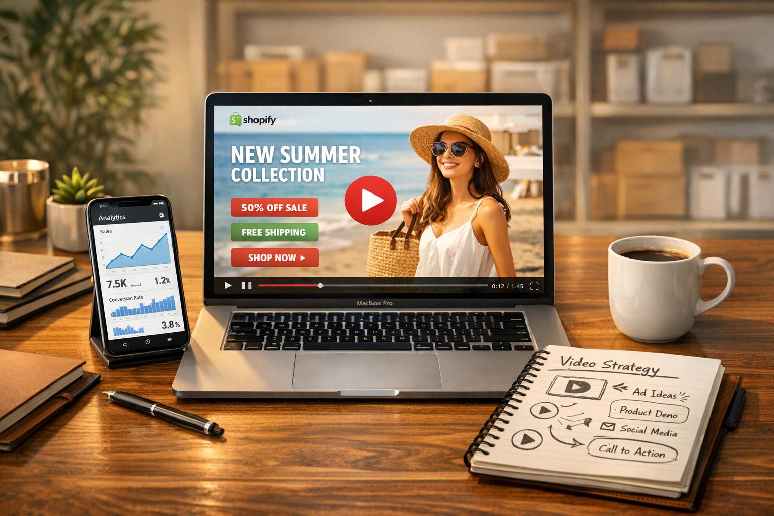Thumbnail for: Top 10 Video Marketing Strategies for Shopify Stores