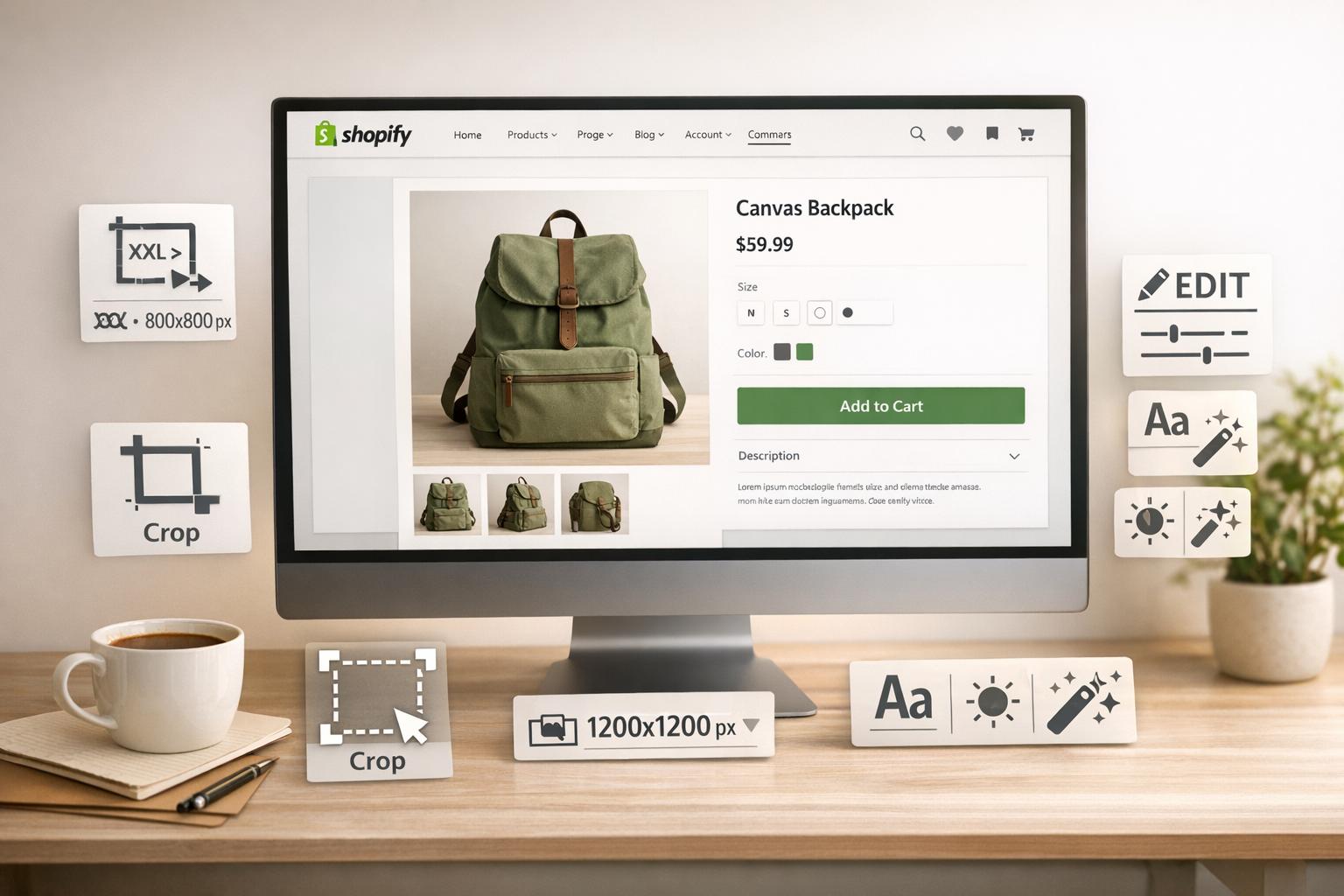 Thumbnail for: Shopify Image Size Converter