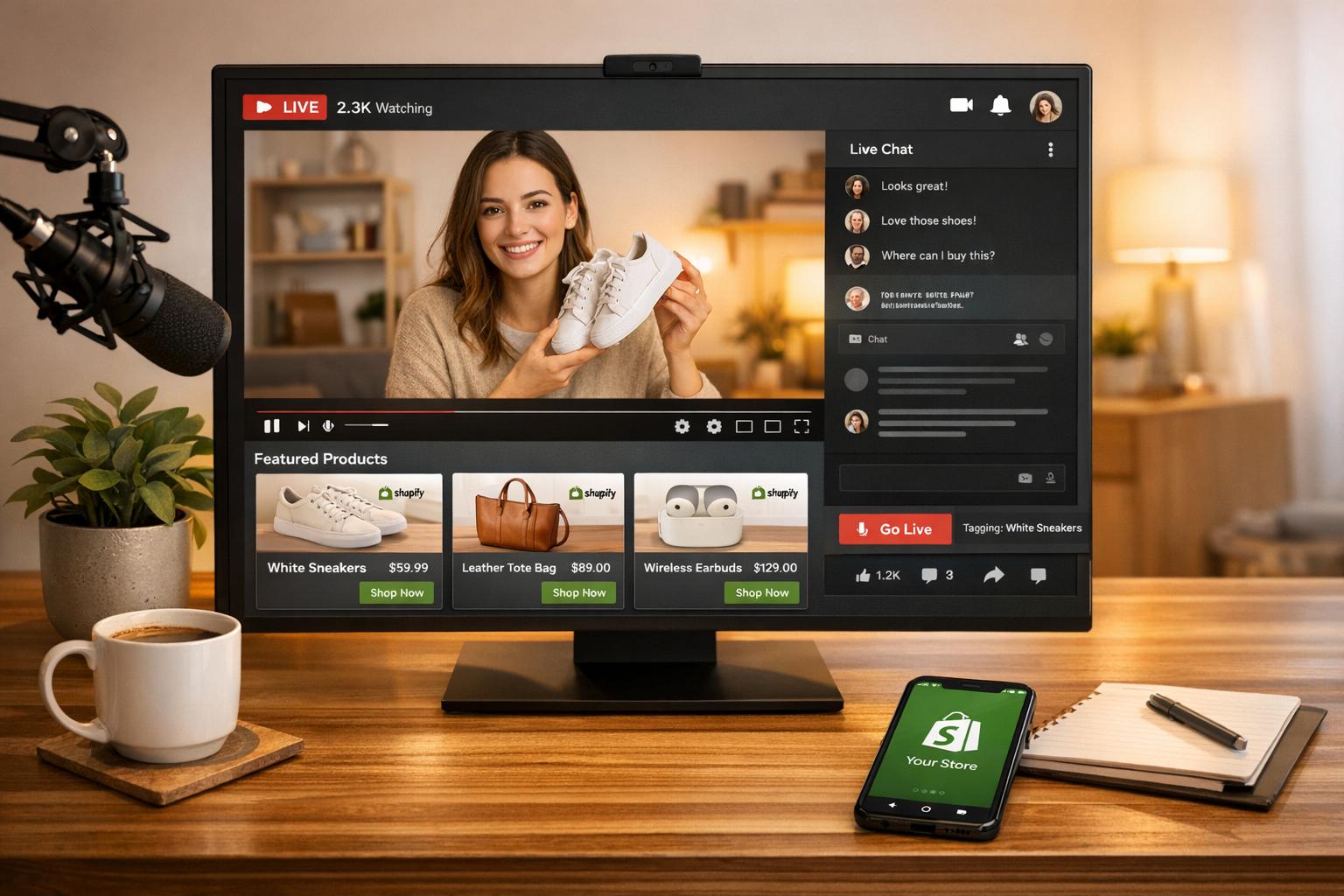 Thumbnail for: YouTube Live Shopping with Shopify: Setup Guide