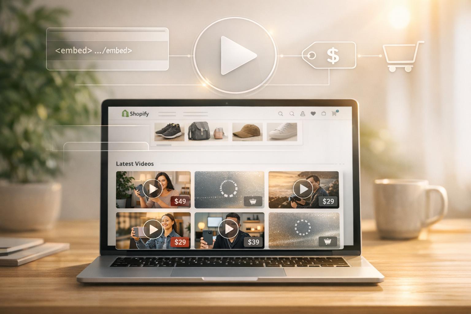 Thumbnail for: Embedding YouTube Feeds on Shopify Stores