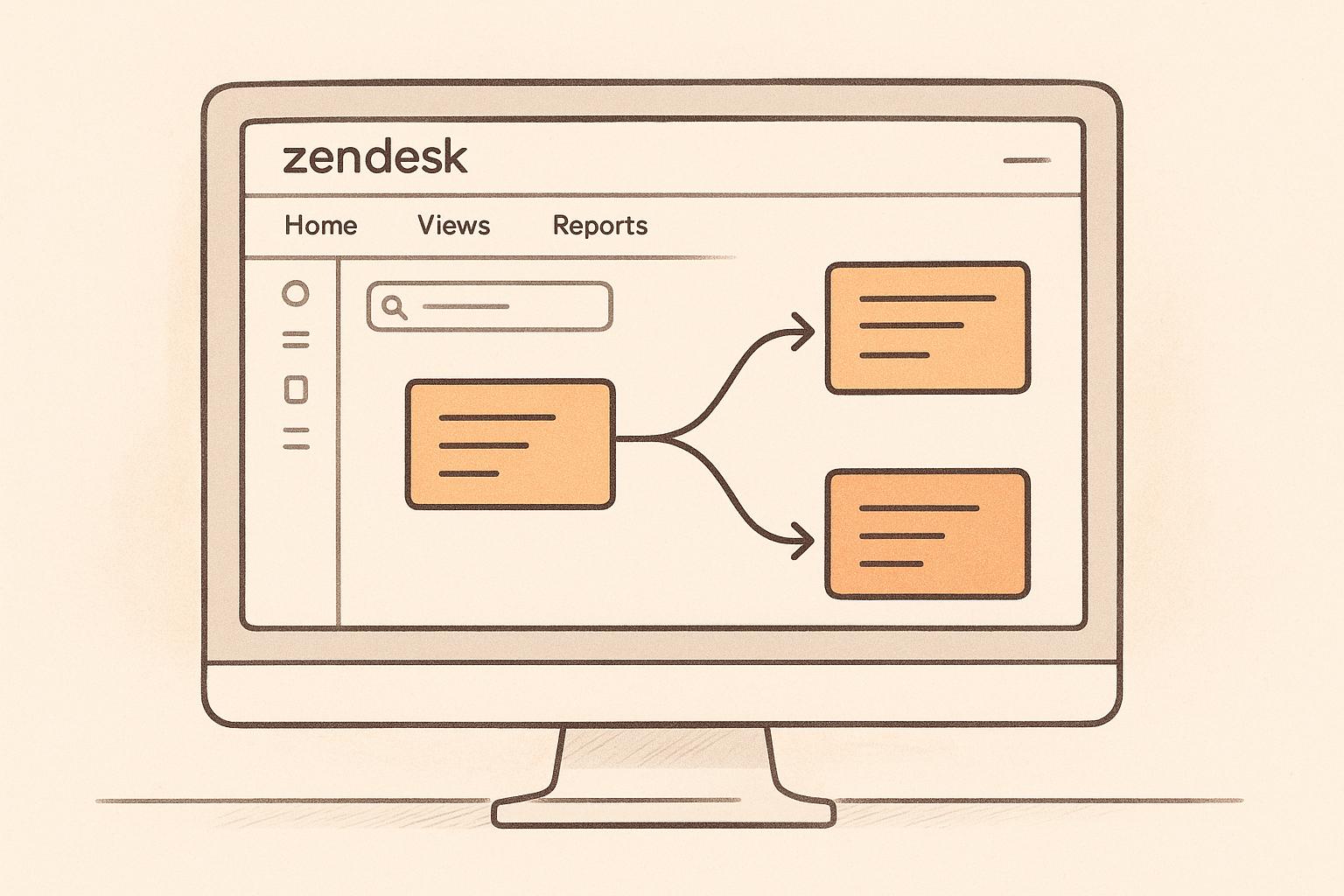How to split tickets in Zendesk