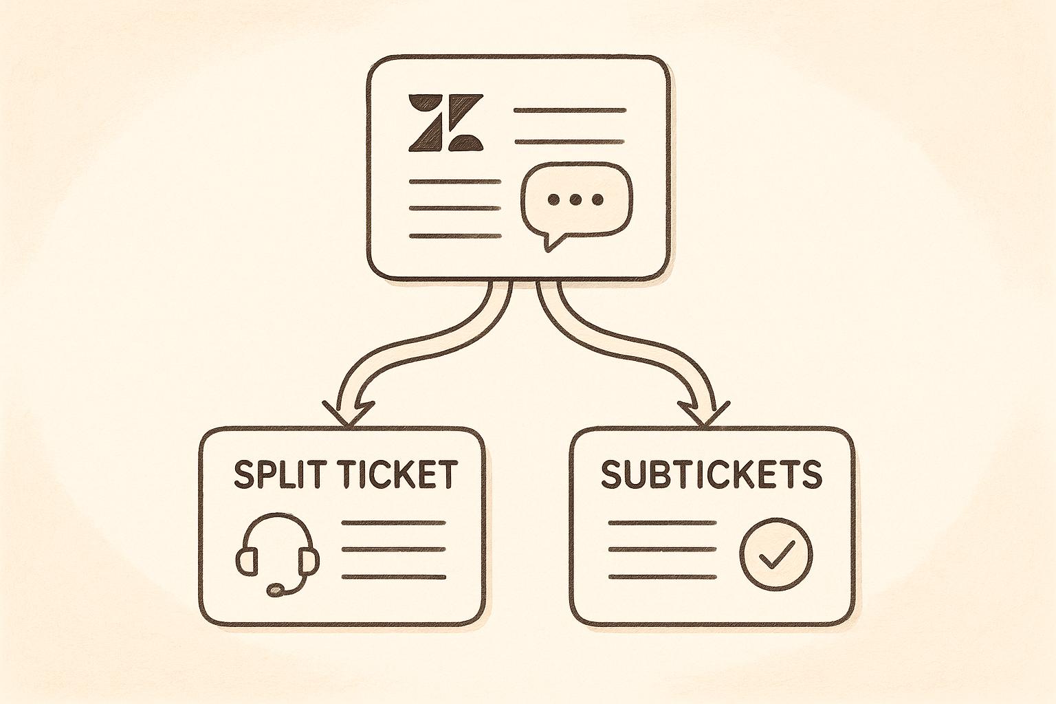 Dealing with Messy Ticket Threads in Zendesk: Split vs. Subtickets