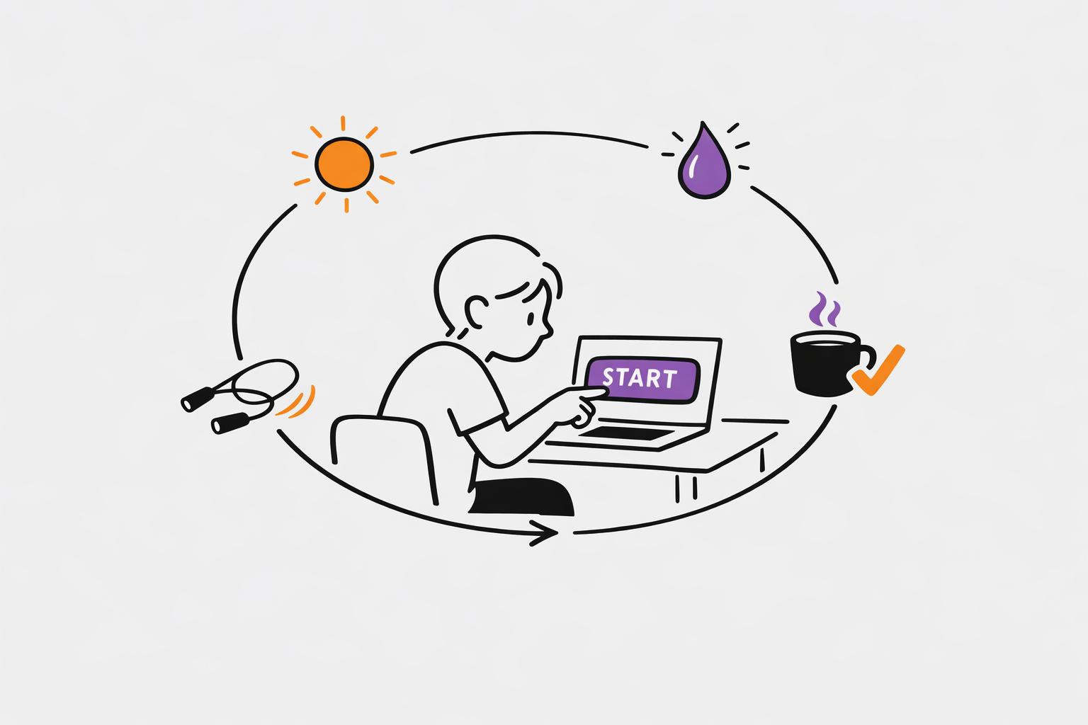 Breaking Procrastination with Dopamine Triggers