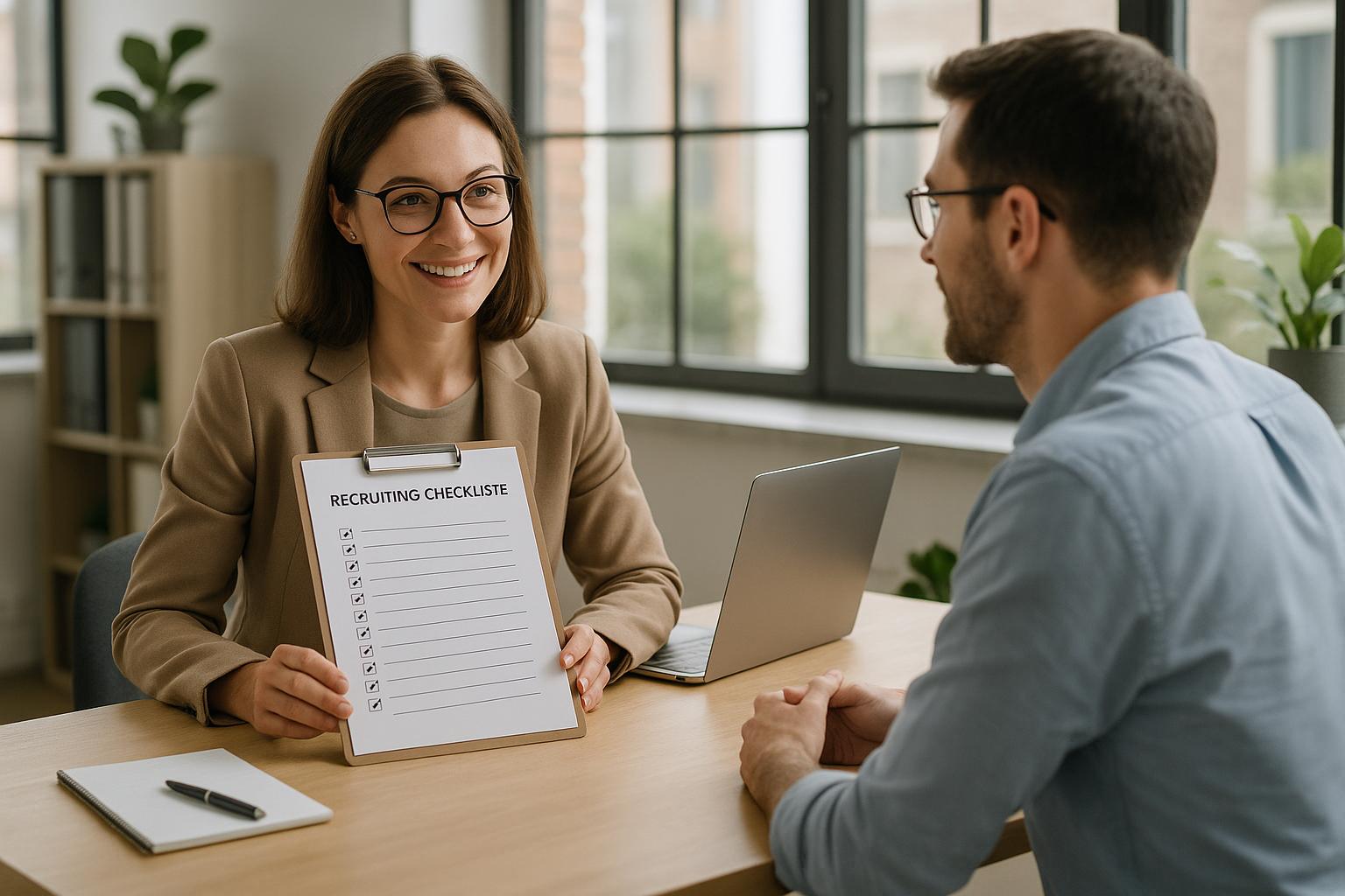 Recruiting-Checkliste: 12 Schritte zur perfekten Einstellung