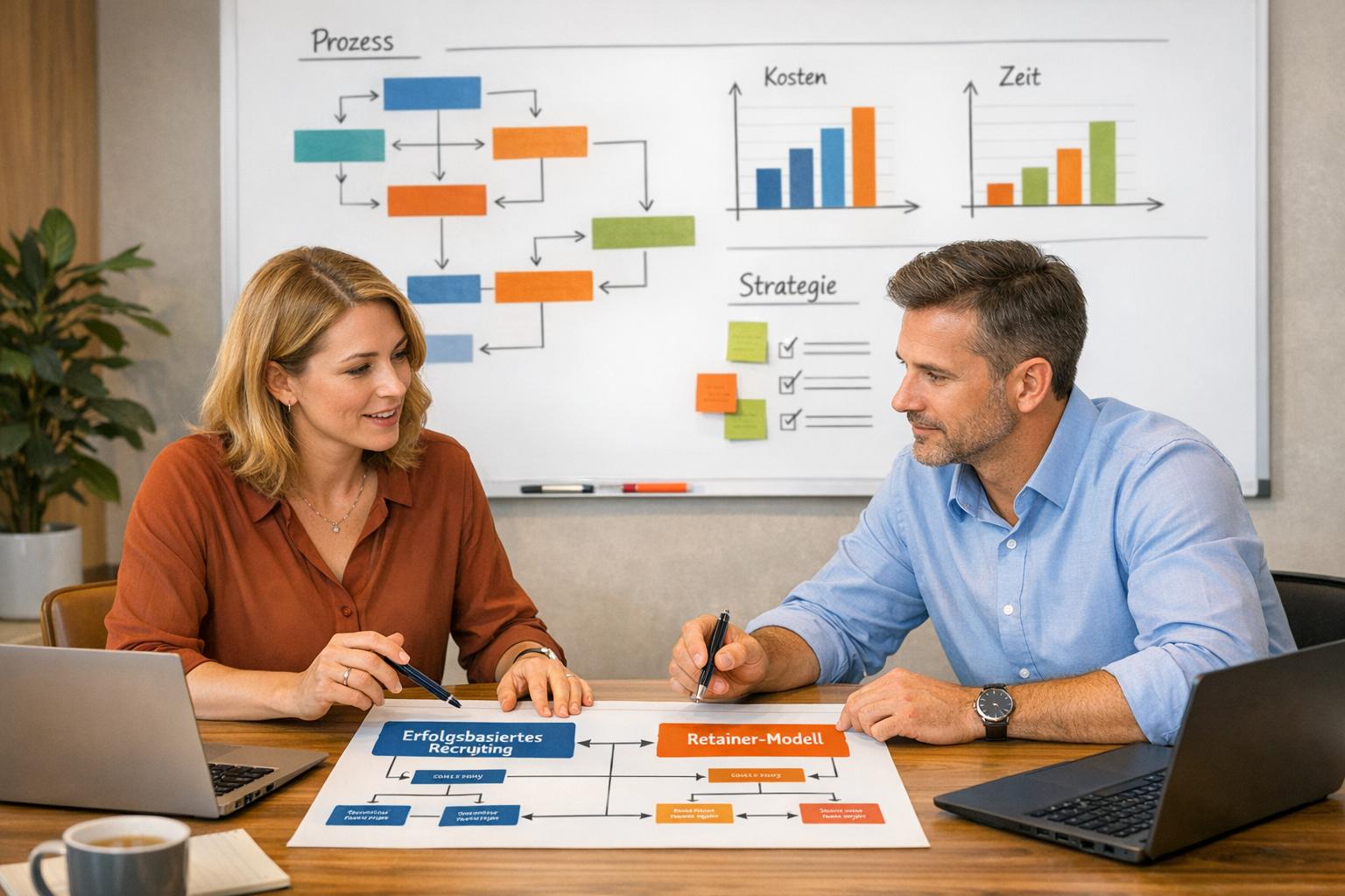 Erfolgsbasiertes Recruiting vs. Retainer-Modelle