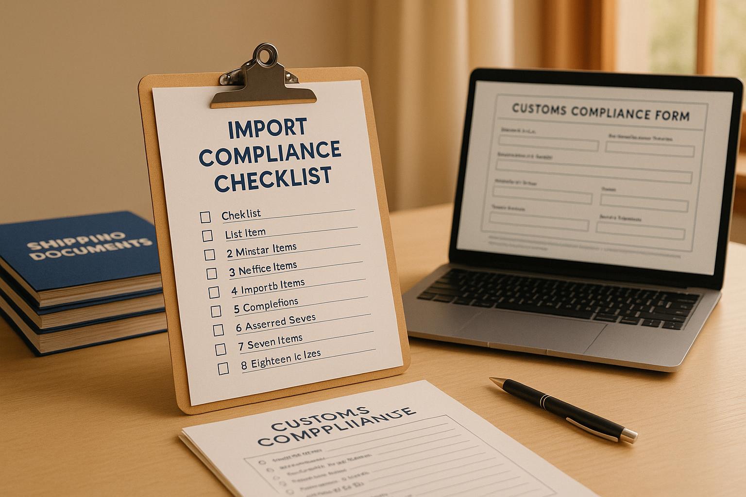 Import Compliance Checklist: 12 Must-Have Items
