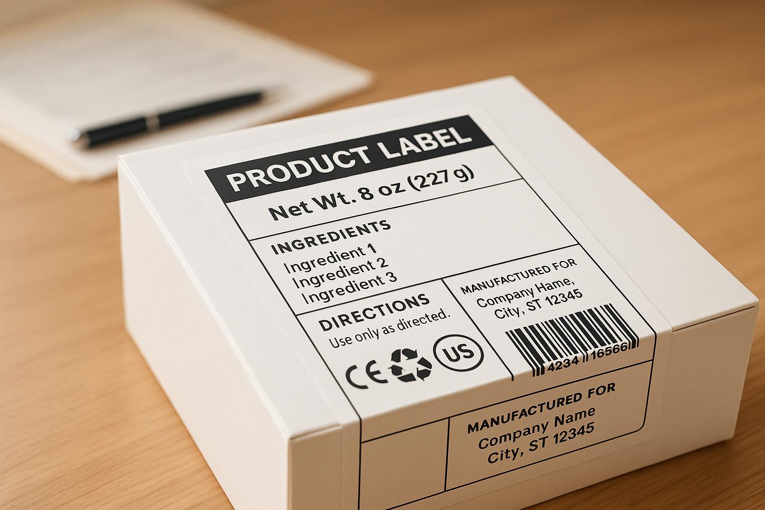 Checklist for US Product Labeling Compliance