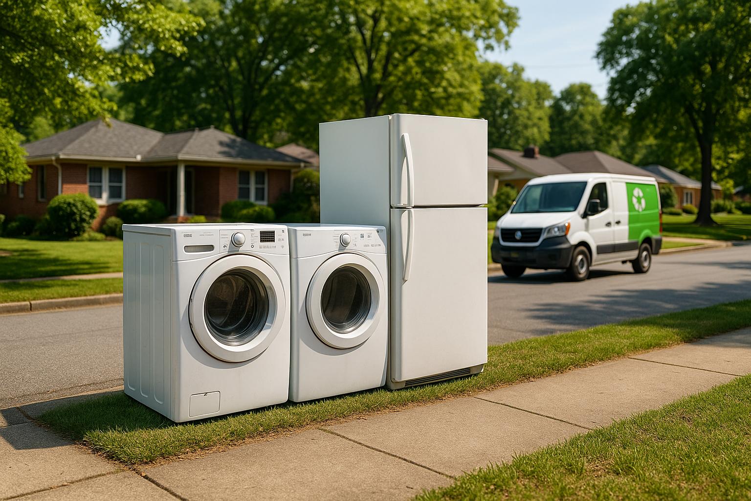 Thumbnail for: Appliance Removal in Decatur – Washer, Dryer, Fridge