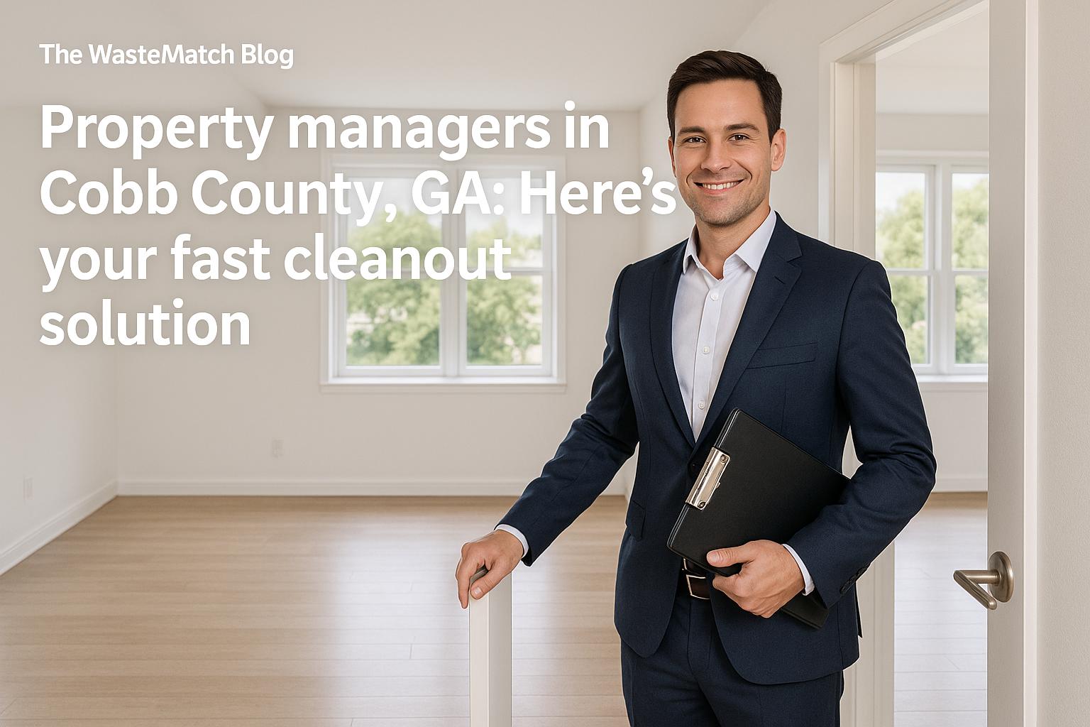 Thumbnail for: Property managers in Cobb County, GA: here's your fast cleanout solution.
