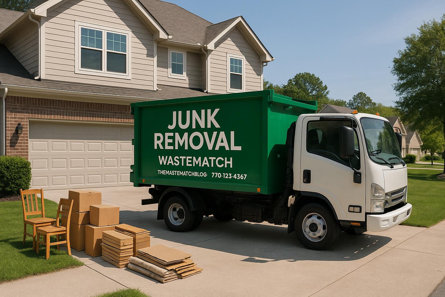 Thumbnail for: Real estate pros in Kennesaw, Metro ATL: book your next junk haul here.