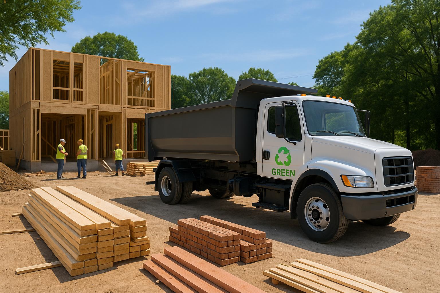Thumbnail for: Who hauls job site debris in Marietta? We do.