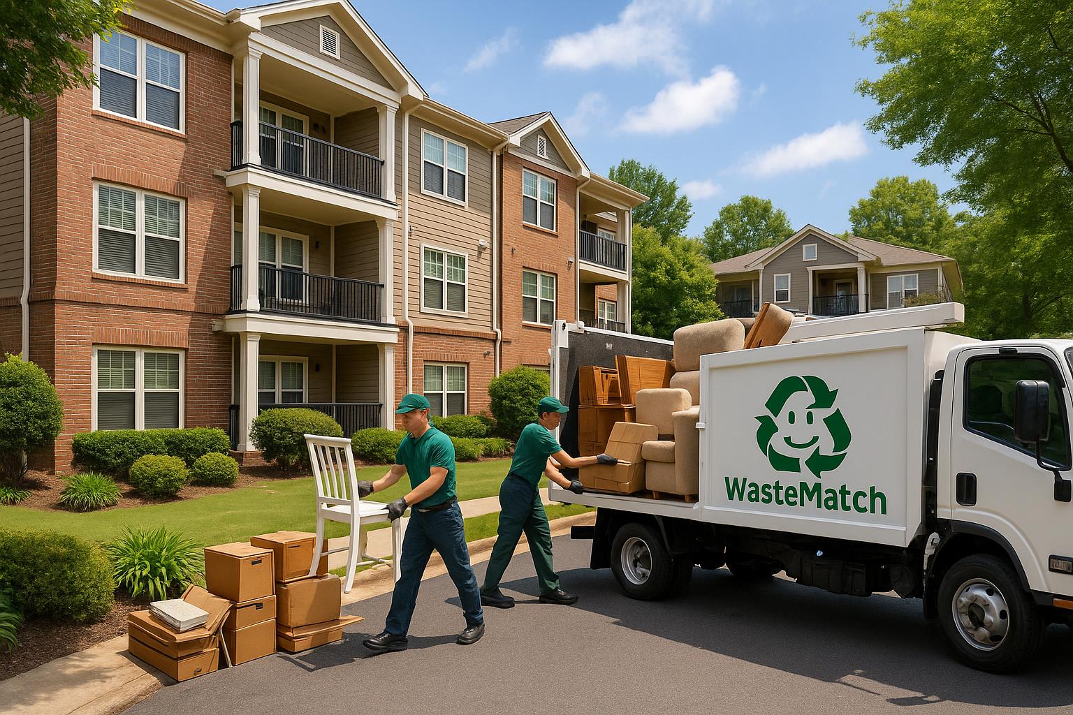 Thumbnail for: Fast junk pickup for multifamily properties in Marietta.