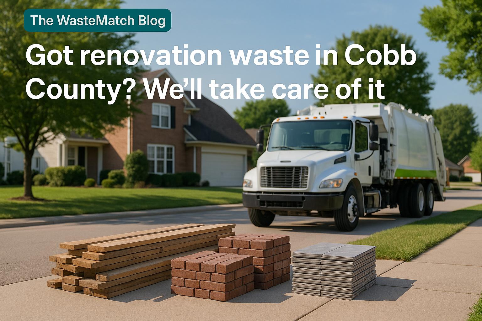 Thumbnail for: Got renovation waste in Cobb County? We’ll take care of it.