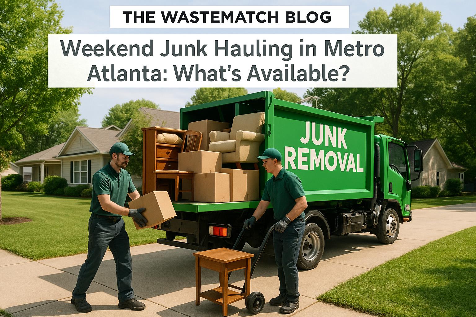 Thumbnail for: Weekend Junk Hauling in Metro Atlanta: What’s Available?