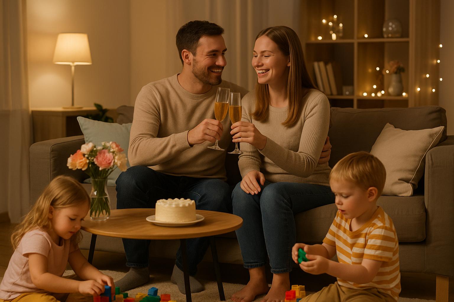 How to Plan an Anniversary with Kids at Home