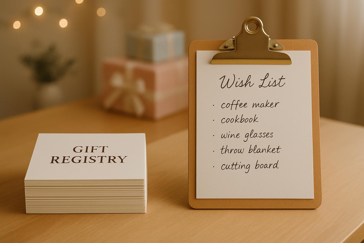 Gift Registry vs. Wish List: Which One Should You Share?