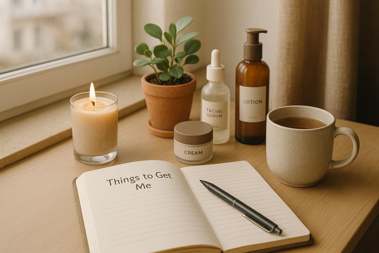50 Ideas for ‘Things to Get Me’ - A Self-Care Wishlist Template