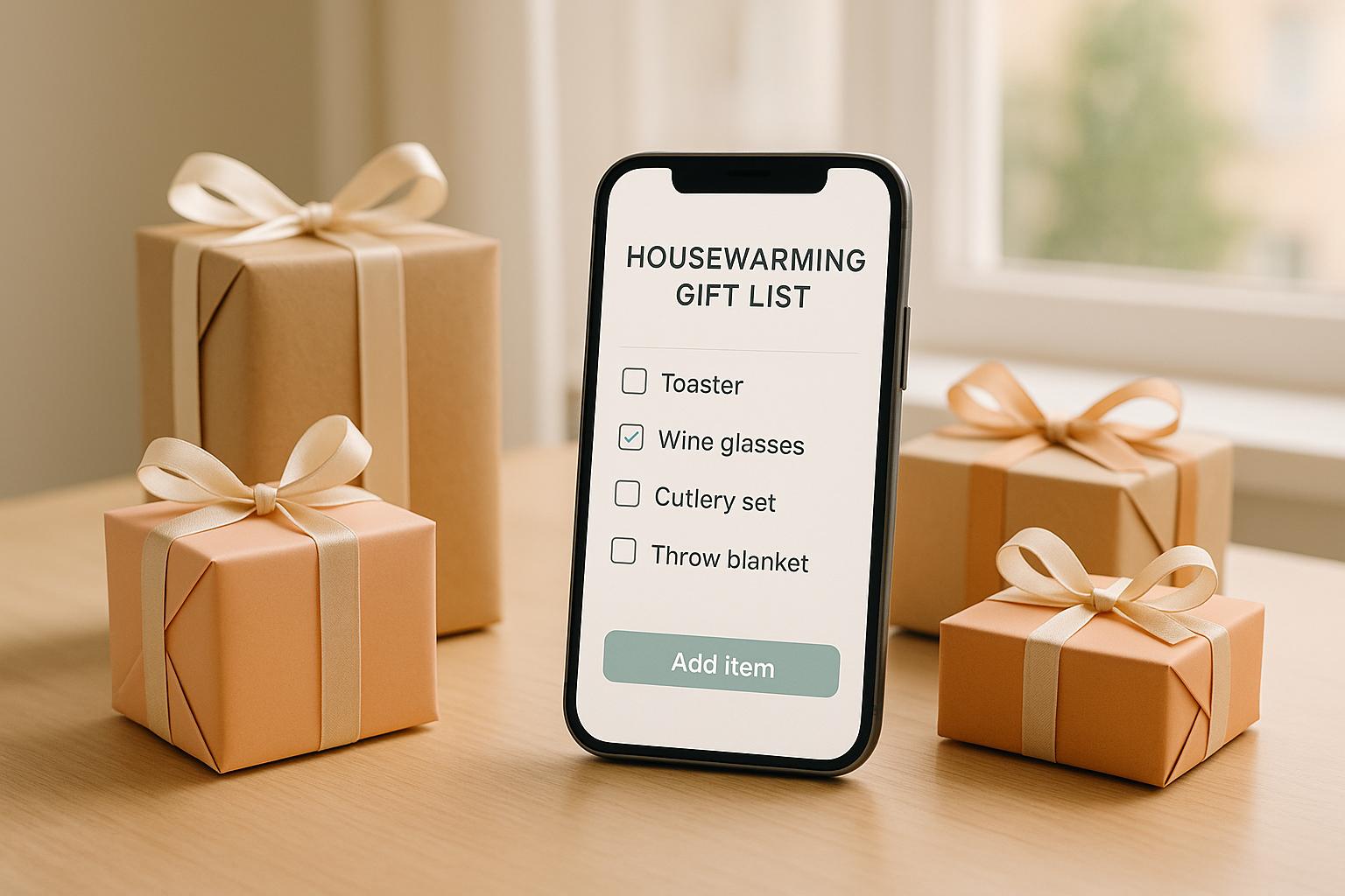 Top 7 Apps for Housewarming Gift Lists
