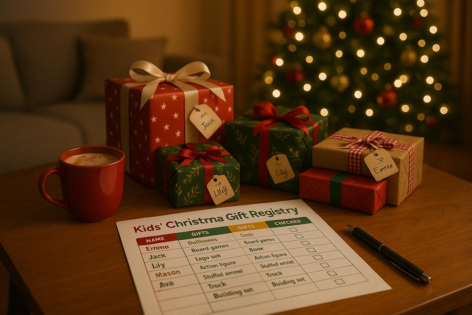 Kids’ Christmas Gift Registry: Invite Grandparents, Track Purchases, Avoid Double-Buying