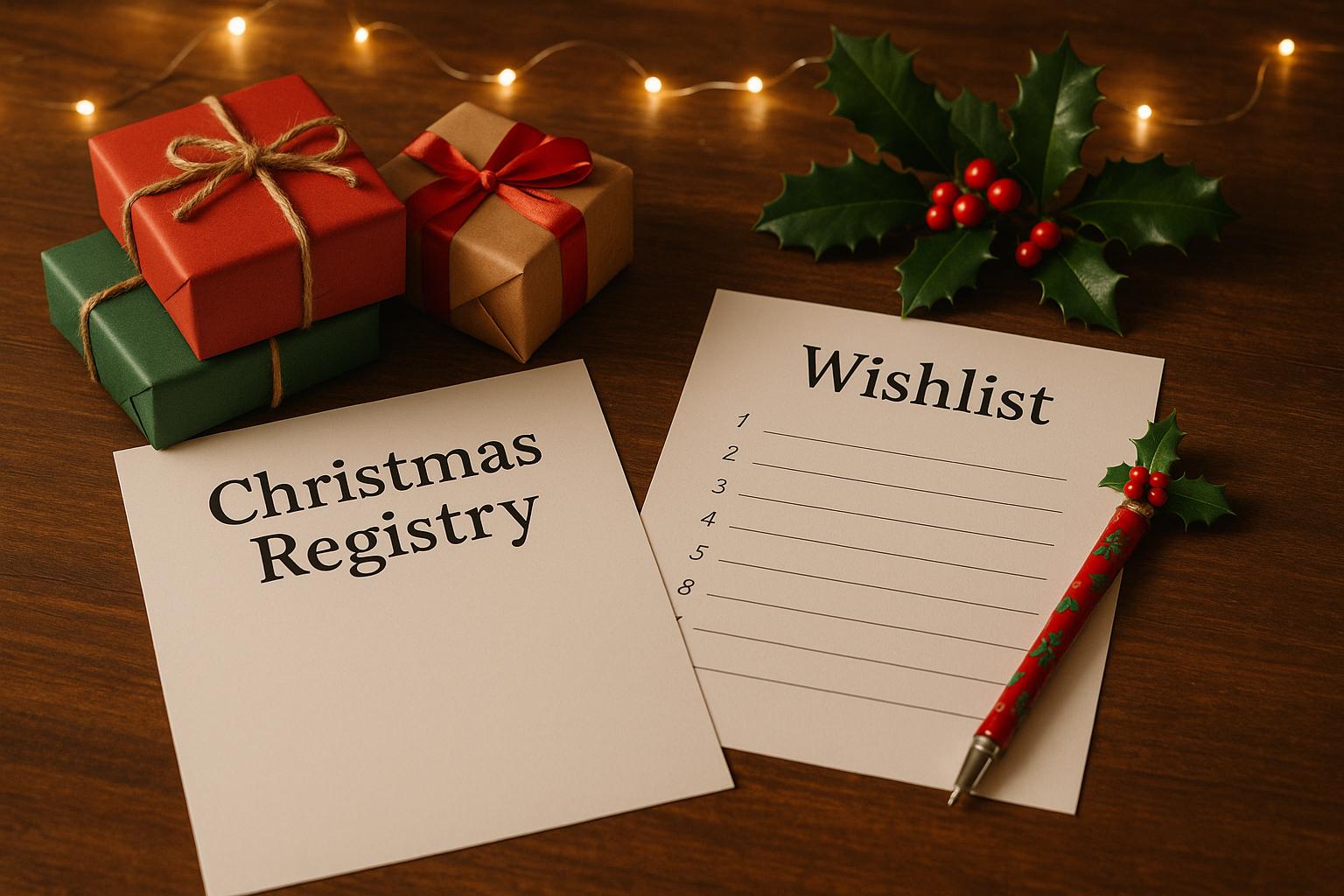 Christmas Registry vs Wishlist: What’s the Difference - and Which Should You Use?