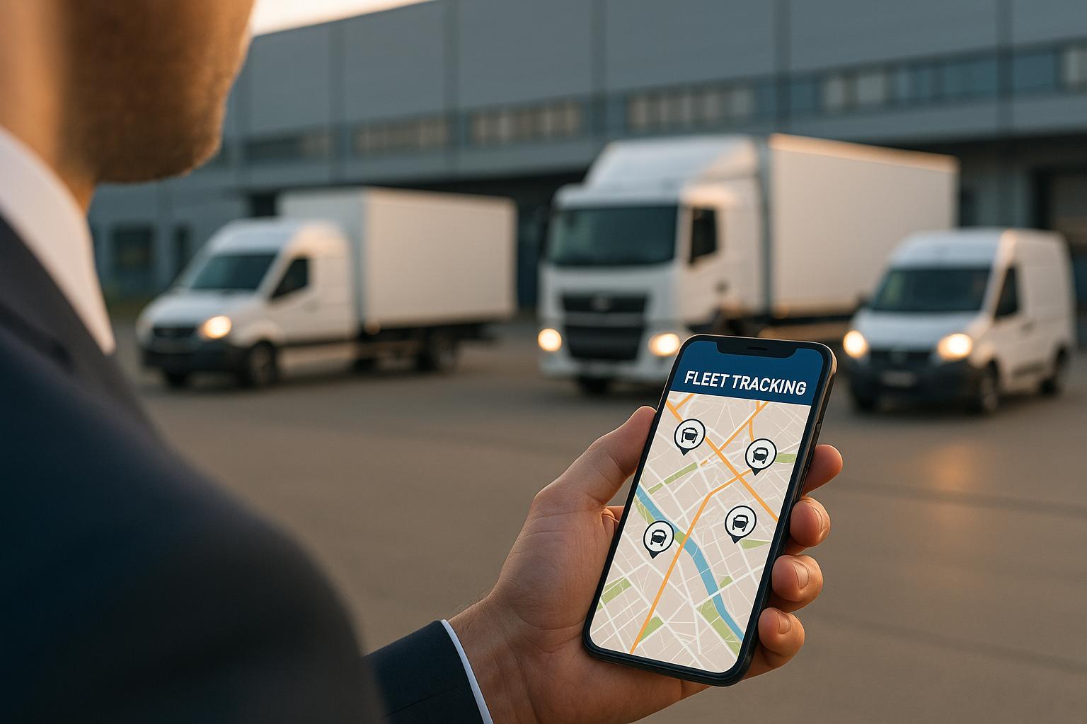 How Mobile Apps Improve Fleet Tracking