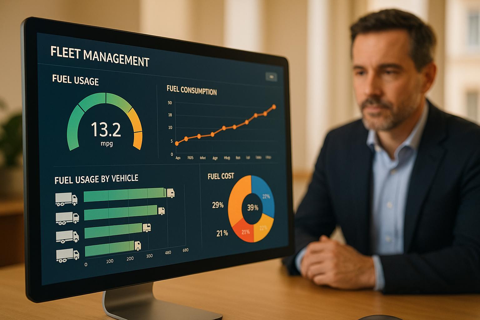 How to Monitor Fleet Fuel Usage in Real Time