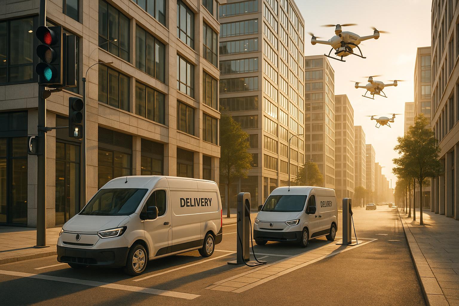 Smart City Infrastructure for Urban Delivery Efficiency