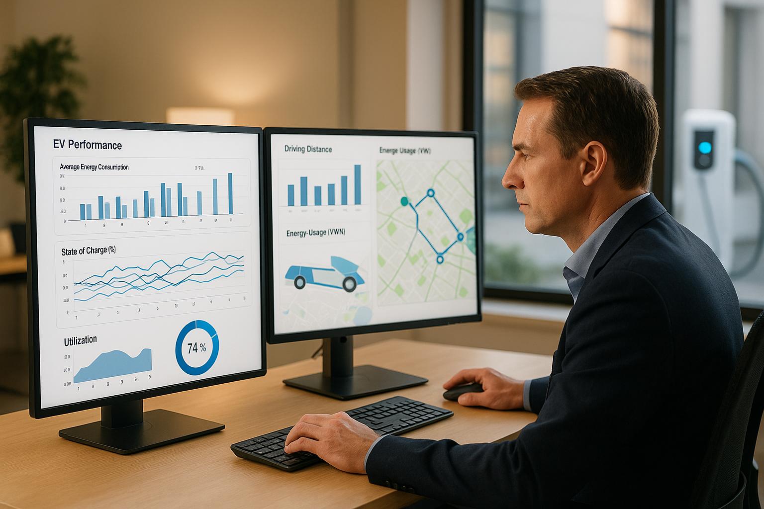 How Fleet Managers Use Telematics to Plan EV Transition