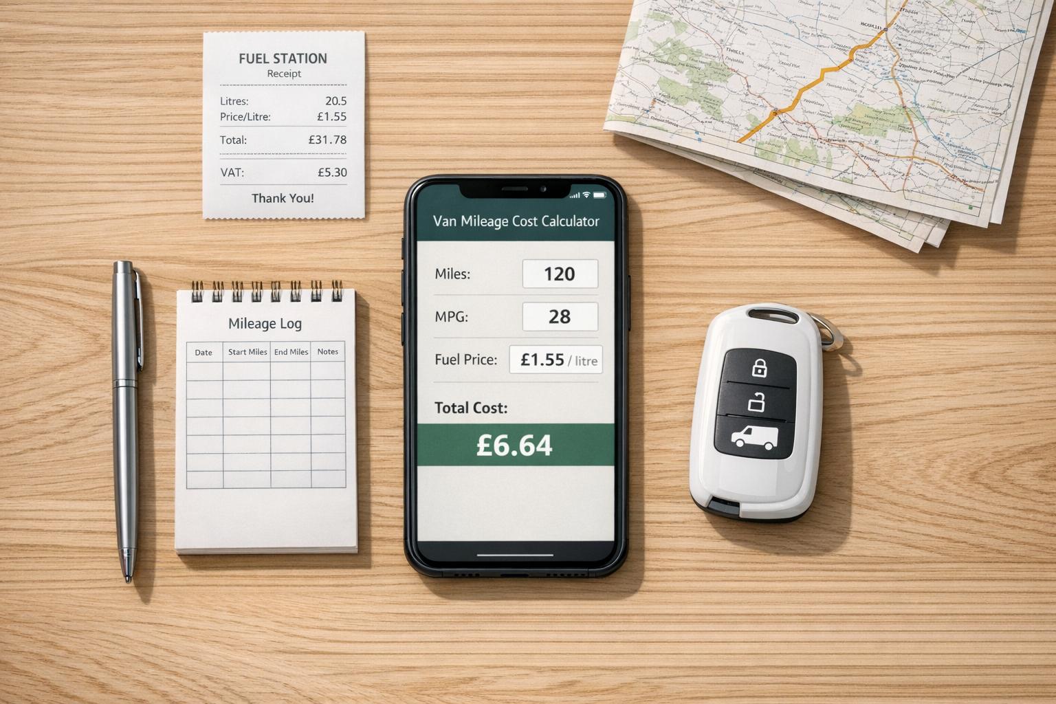 Van Mileage Cost Calculator