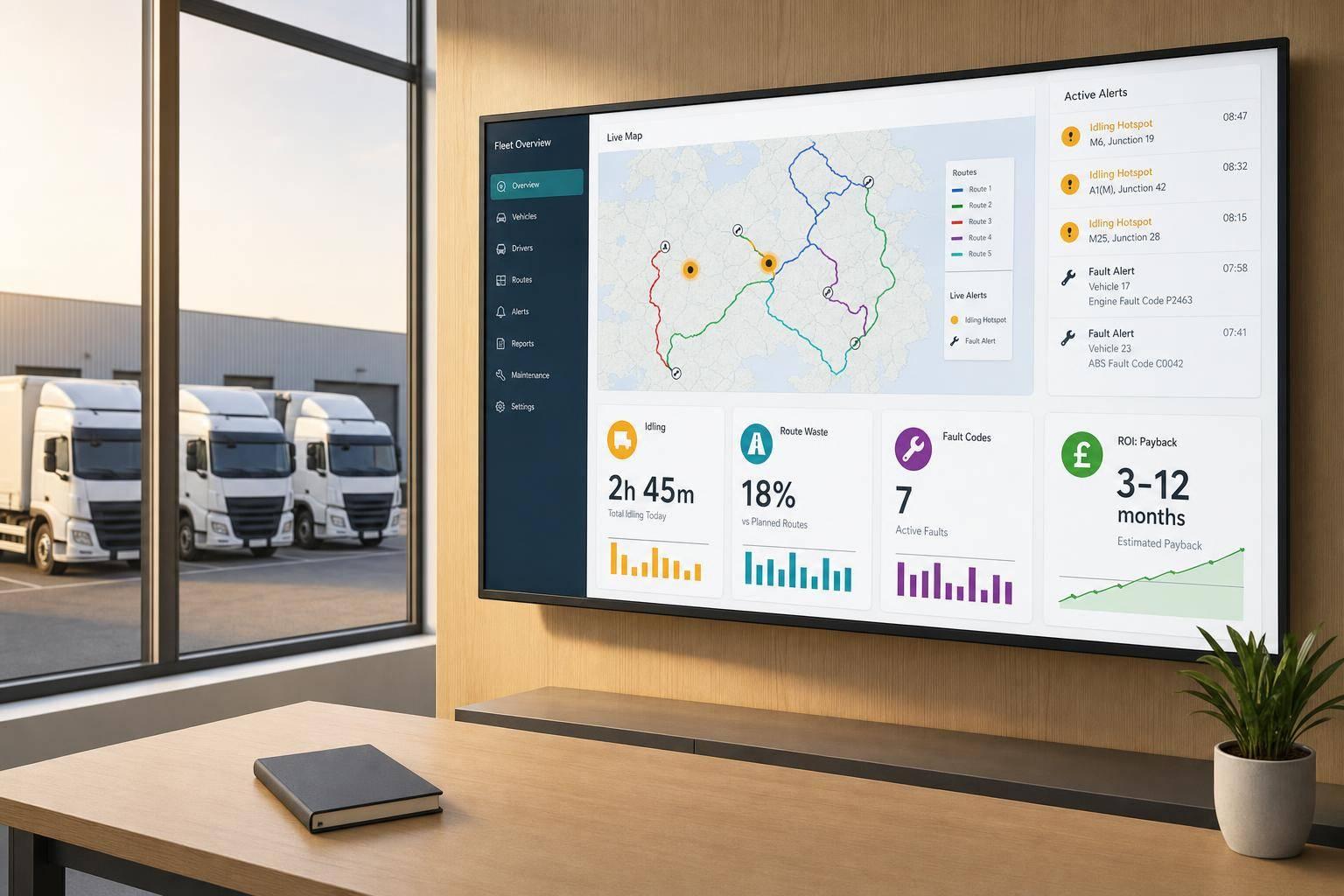 Telematics Data Visualisation: ROI for Fleet Operators
