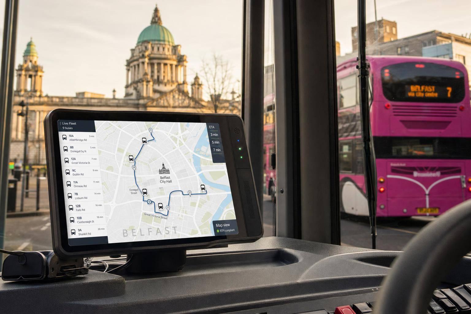 Best Fleet Tracking Devices for Buses in Belfast