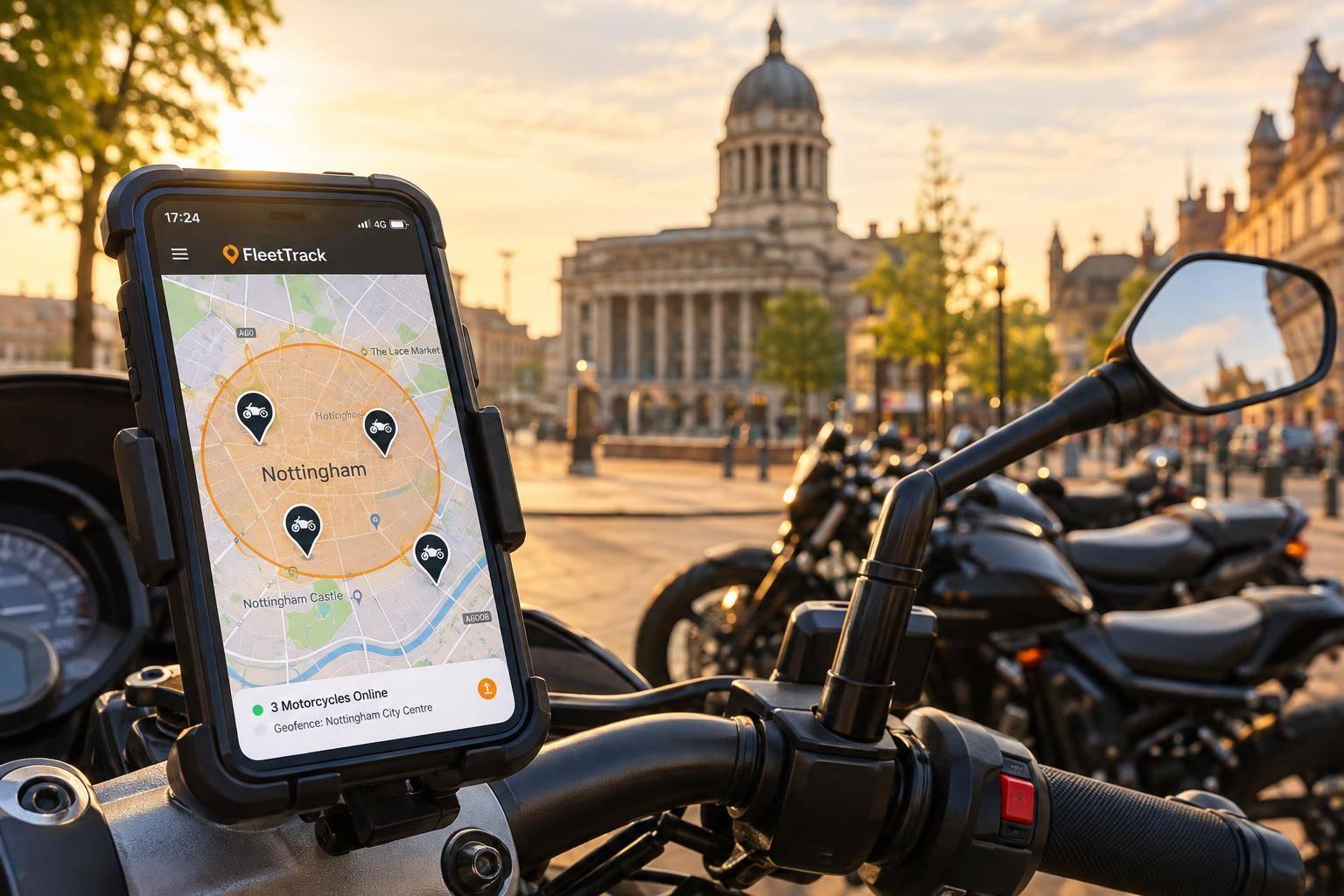 Best Fleet Tracking Devices for Motorcycles in Nottingham