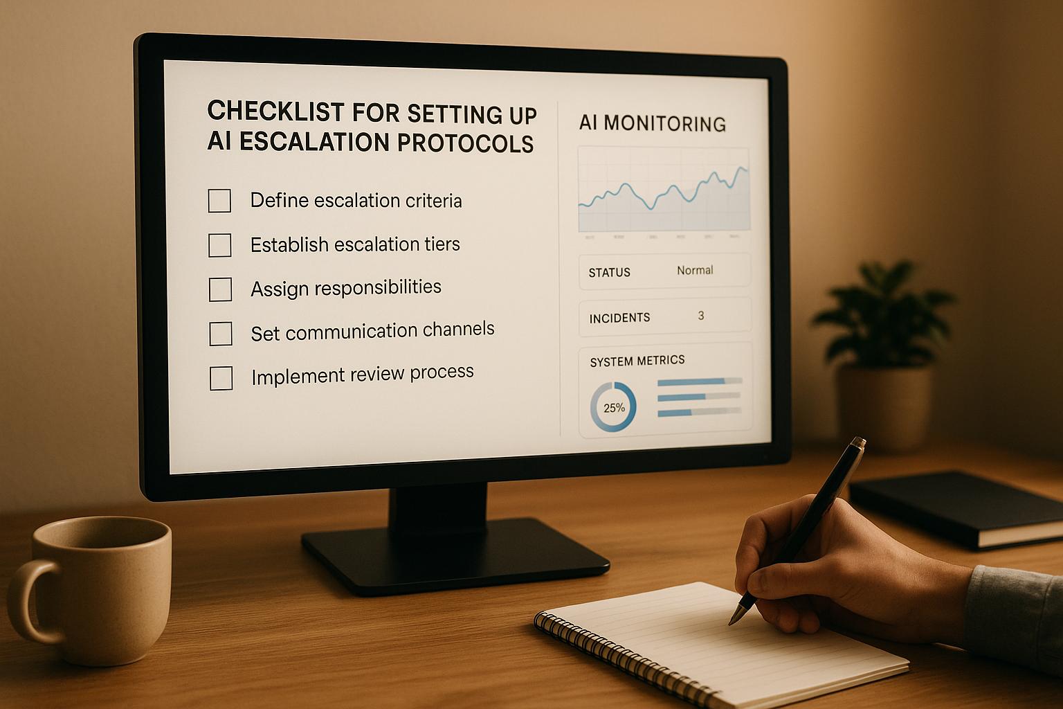 Checklist for Setting Up AI Escalation Protocols