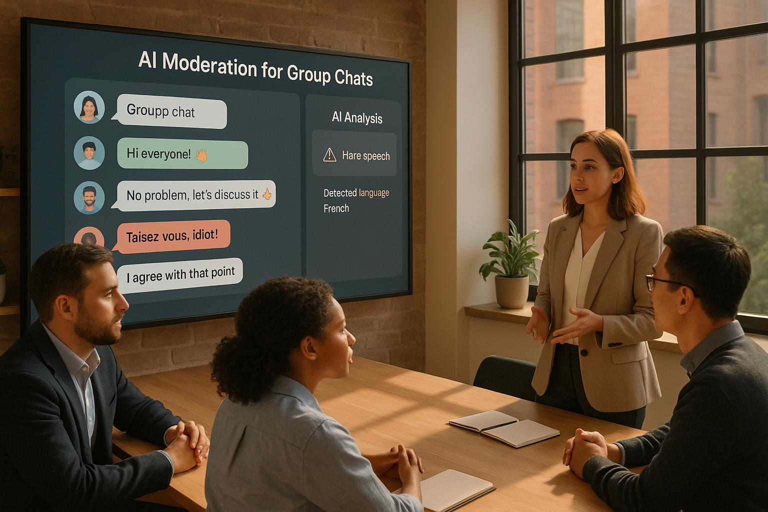 AI Moderation for Group Chats