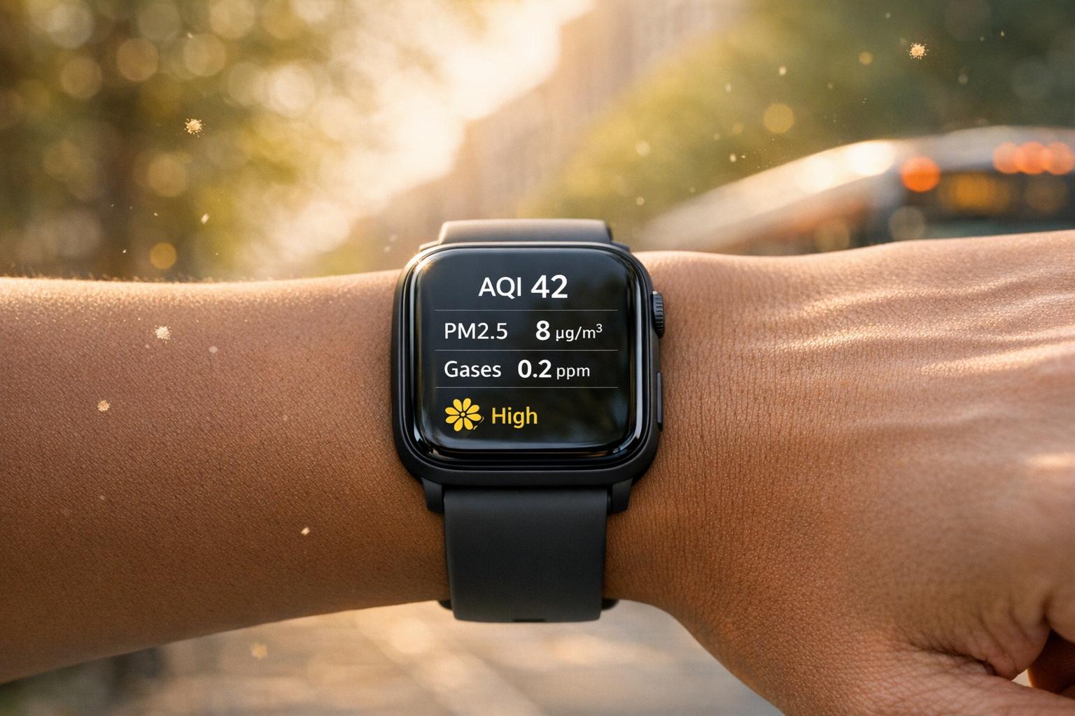How Wearables Monitor Air Pollutants and Allergens