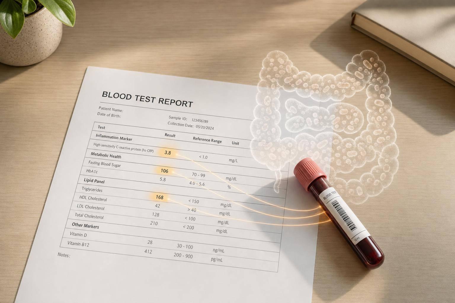 Gut Microbiome and Bloodwork: Chronic Disease Link