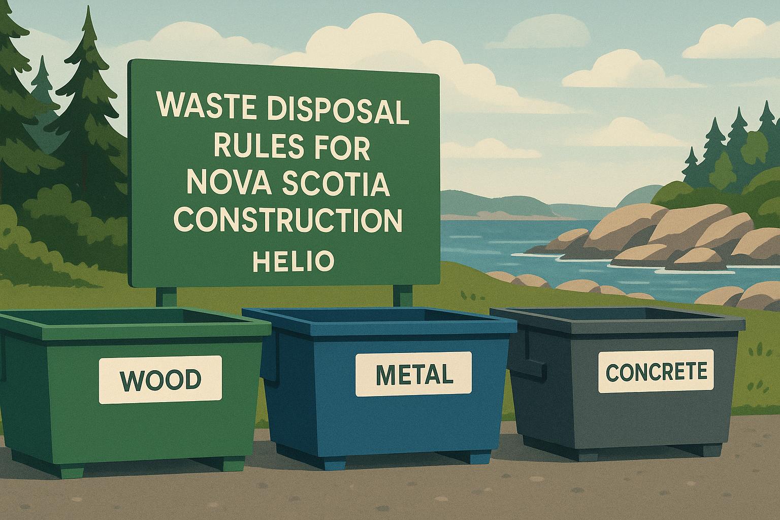 Thumbnail for: Waste Disposal Rules for Nova Scotia Construction