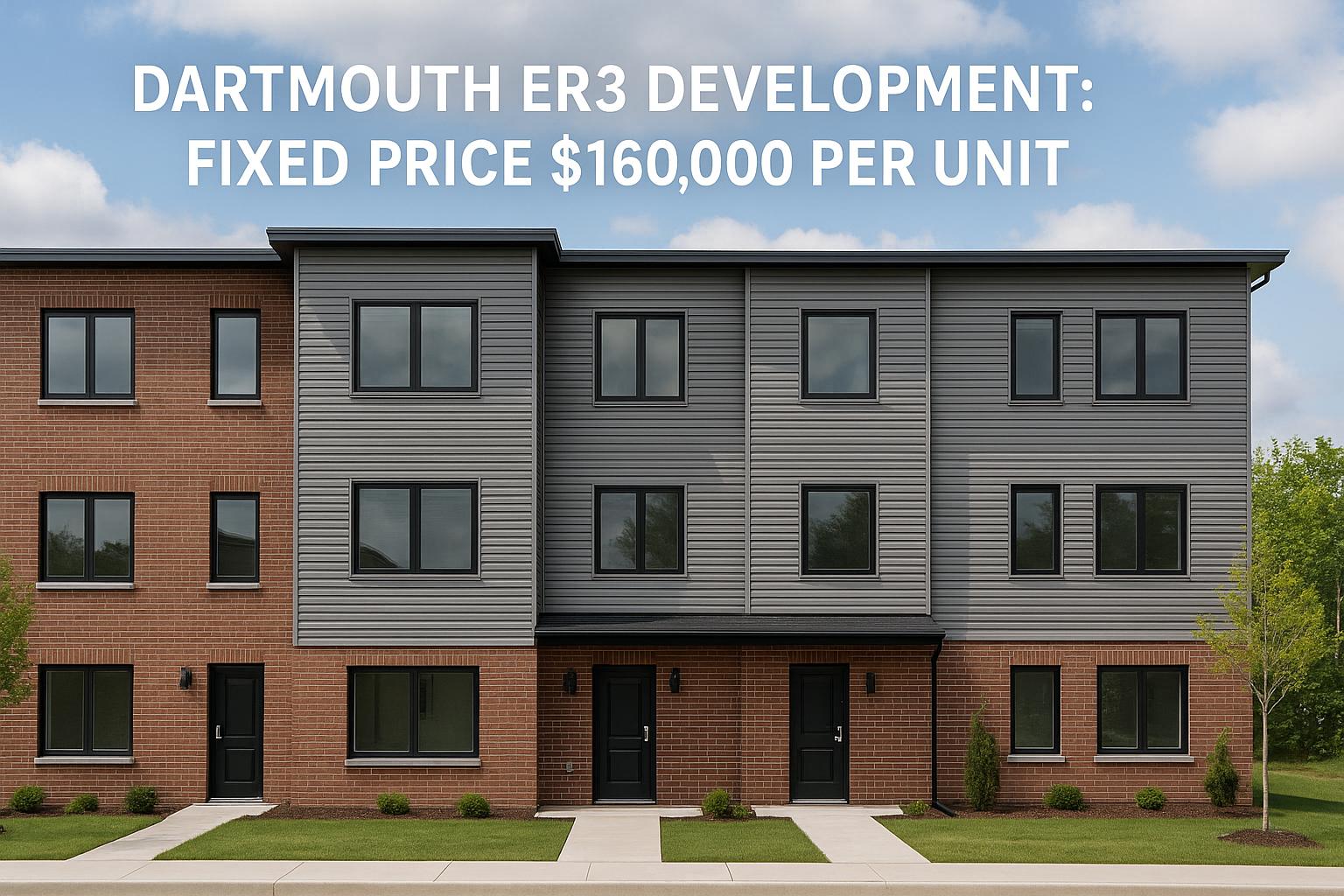 Thumbnail for: Dartmouth ER3 Development: Fixed Price $160,000 Per Unit