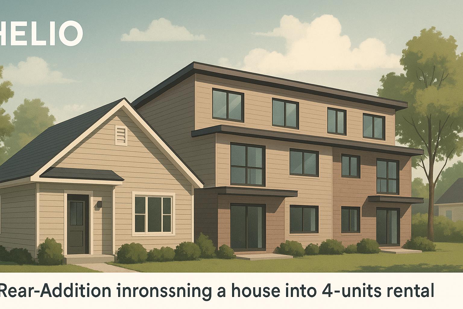 Thumbnail for: Rear-Addition Playbook in ER-2 (ER2): Turning a House into 3–4 Units