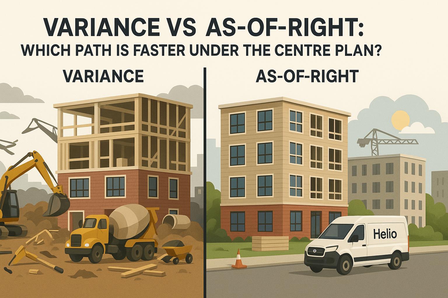 Thumbnail for: Variance vs As-of-Right: Which Path Is Faster Under the Centre Plan?