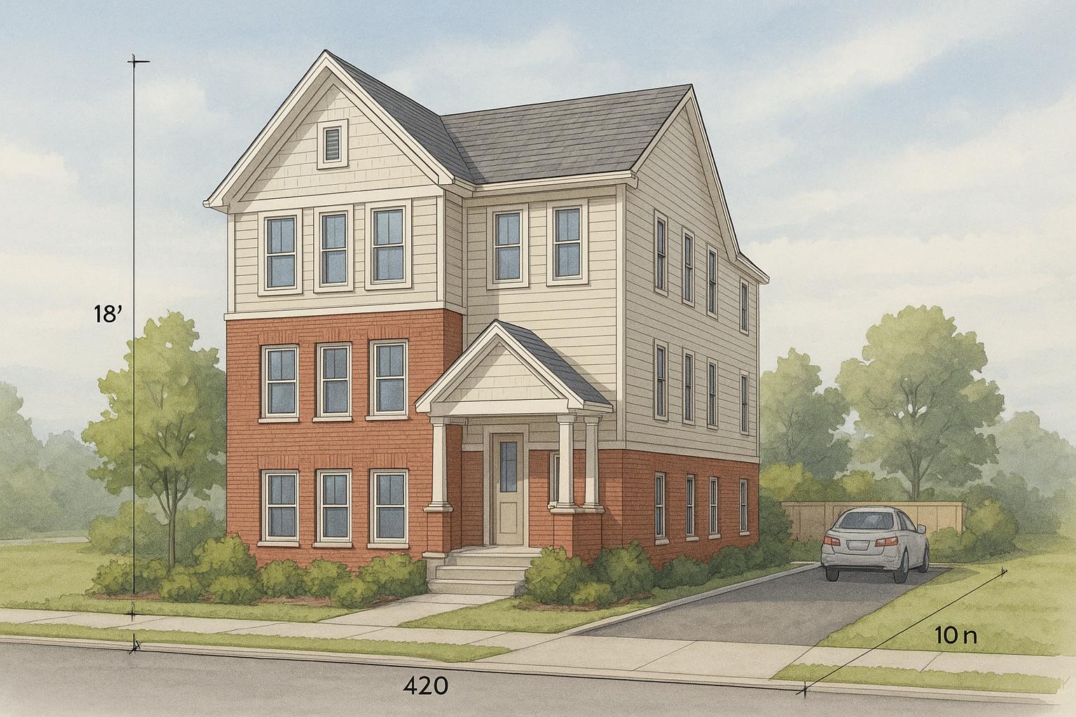 Thumbnail for: ER-3 (ER3) Builder Halifax: What Lot Width and Area Matter Most