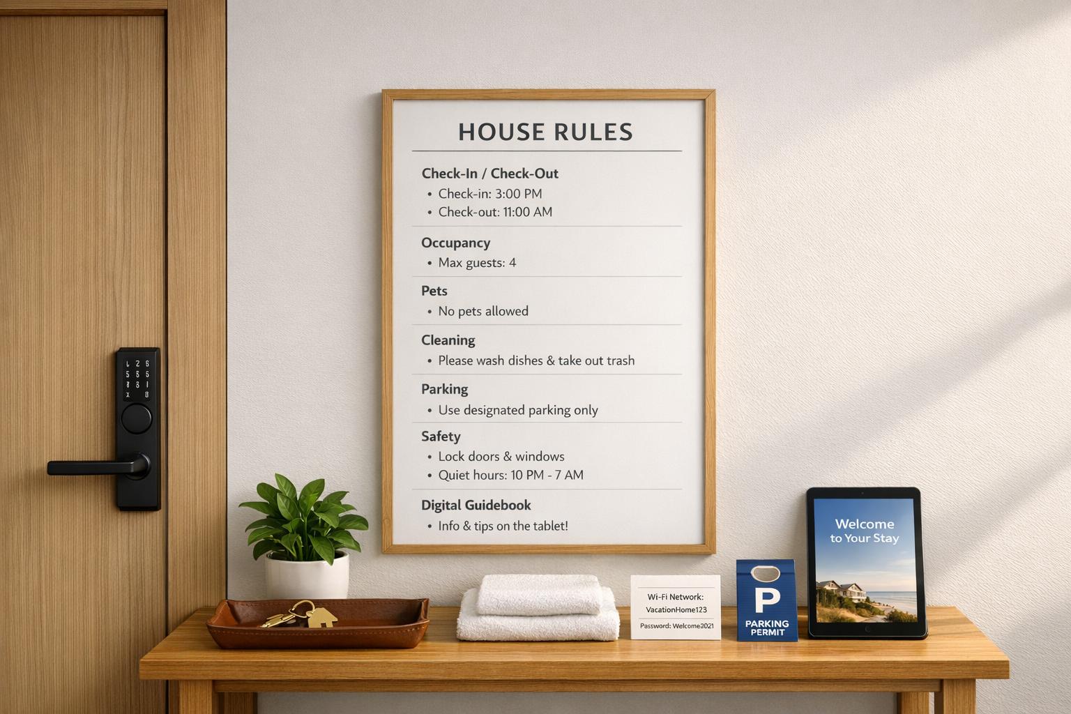 Vacation Rental House Rules: Complete Checklist for Hosts
