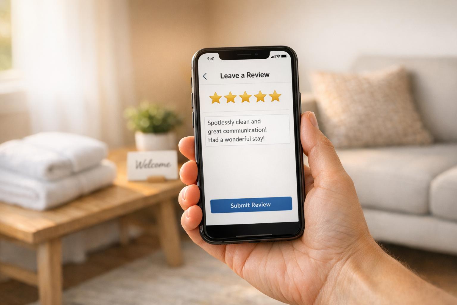 How to Get More 5-Star Reviews on Airbnb and Vrbo
